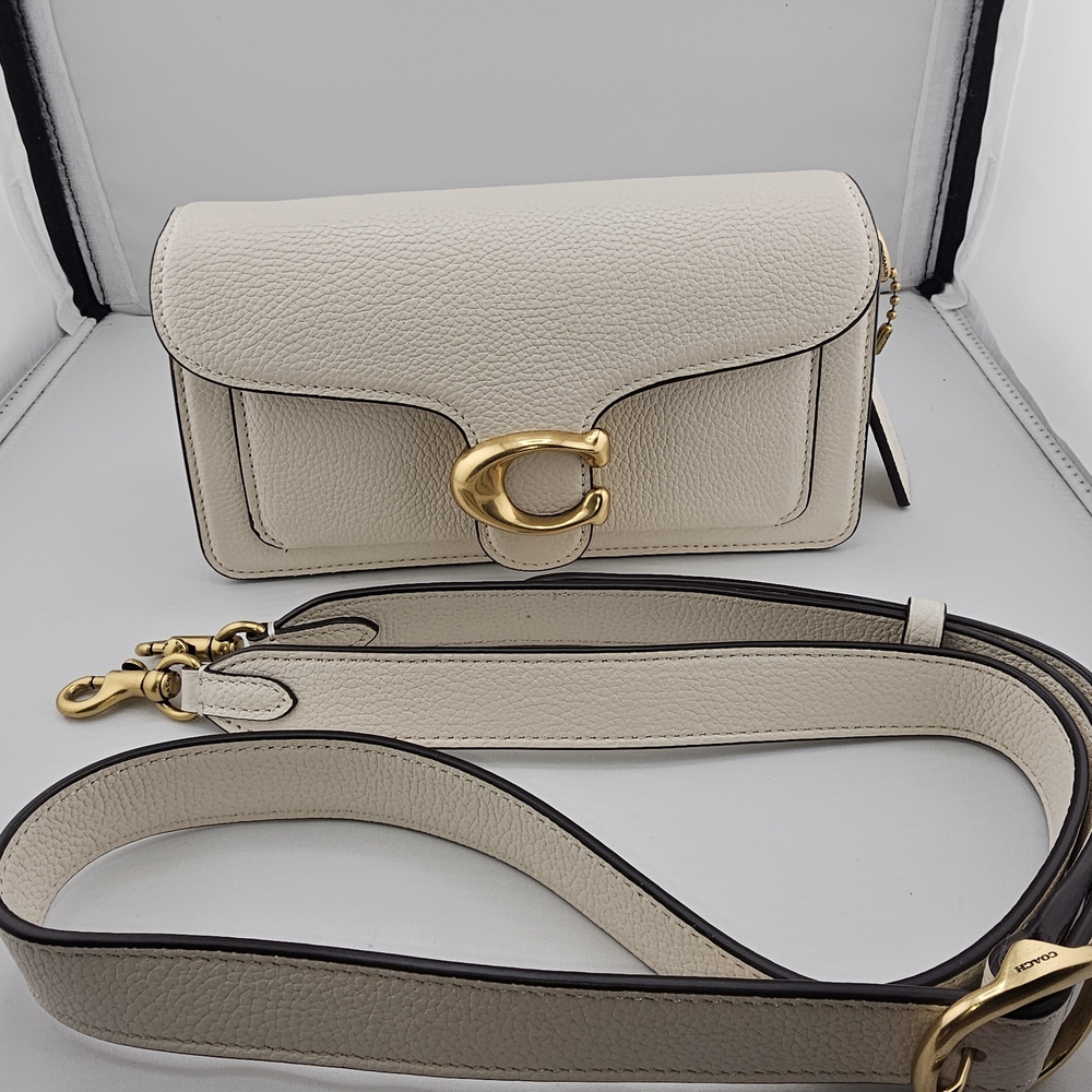 Coach Tabby Leather Crossbody w/ Shoulder Strap